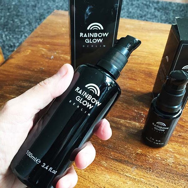 Rainbow Glow Berlin Test Flasche Gesamtansicht